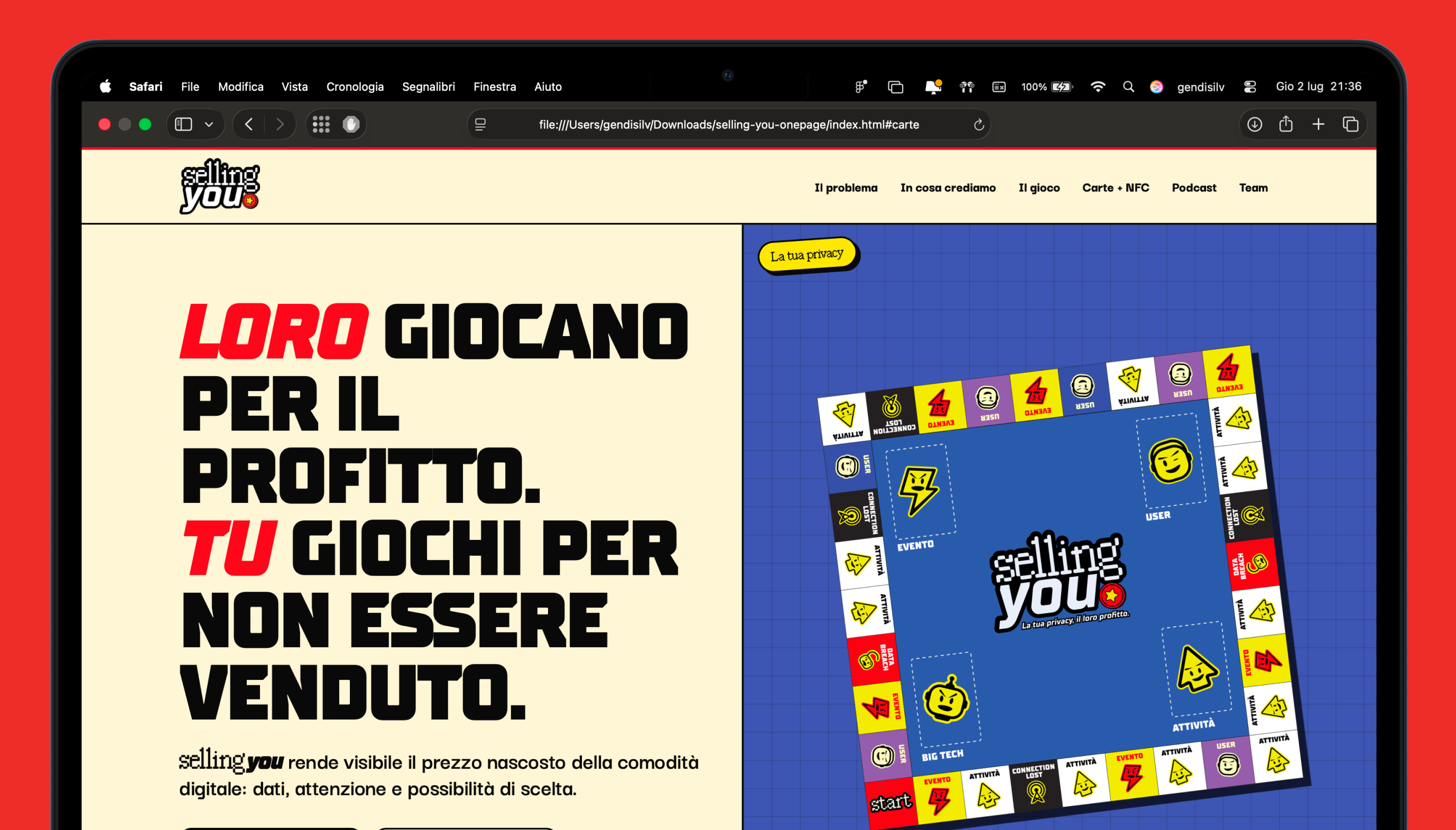 Immagine 24 del progetto Selling You